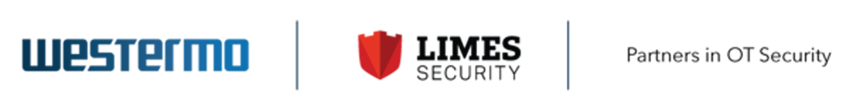 Westermo x Limes Security partnership logo.