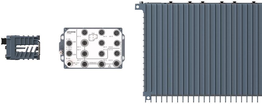 Westermo Steel Blue Industrial Ethernet Switches.