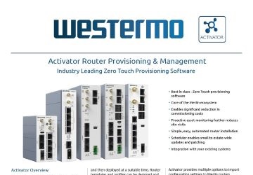 Industrial remote access by Westermo 